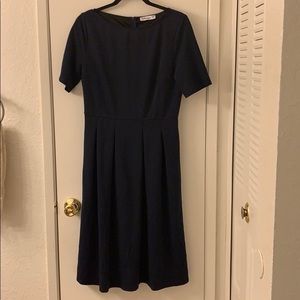 Navy Blue A-Line Dress- NWT